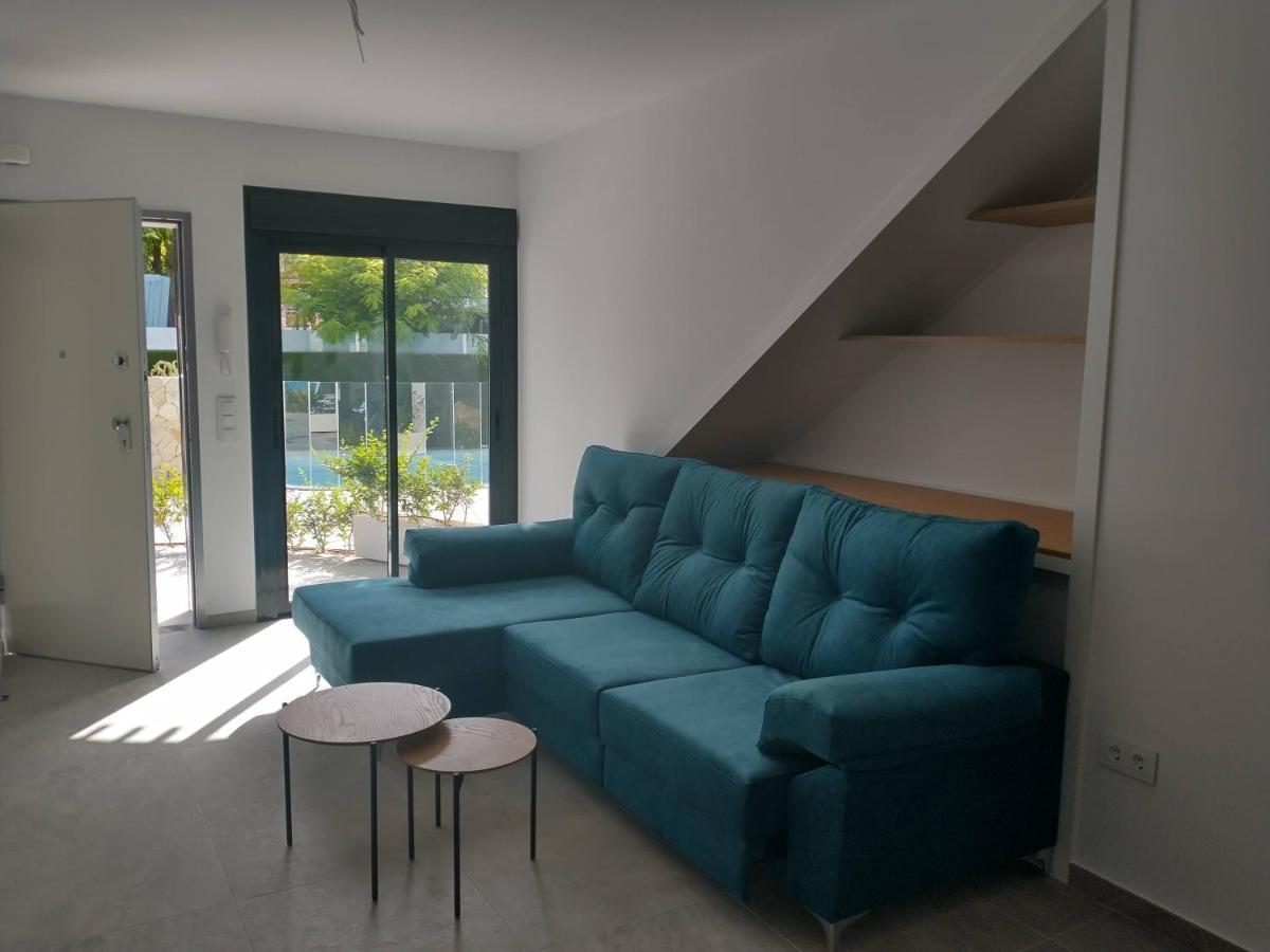 Modern Nieuwbouwappartement Aan Het Strand Van De Mar Menor In Santiago De La Ribera Lo Pagan Ngoại thất bức ảnh